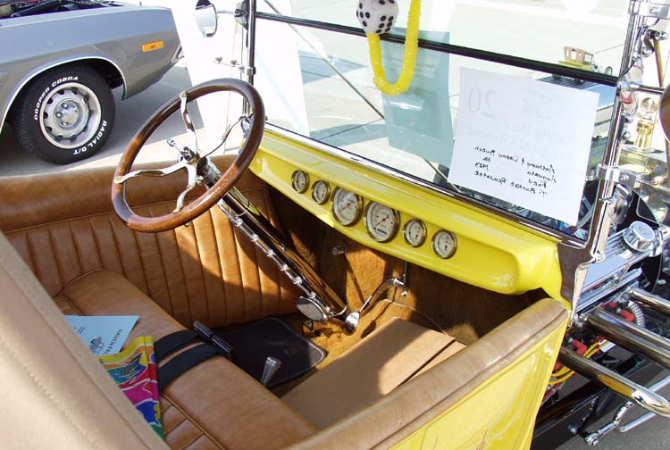 23 Ford Model T Bucket Roadster Pickup Dash