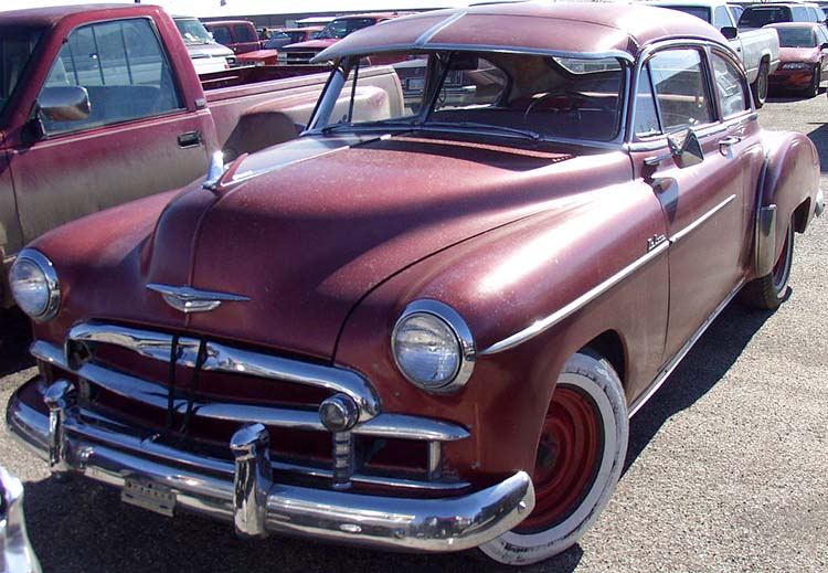 50 Chevy 2dr Fleetline Sedan