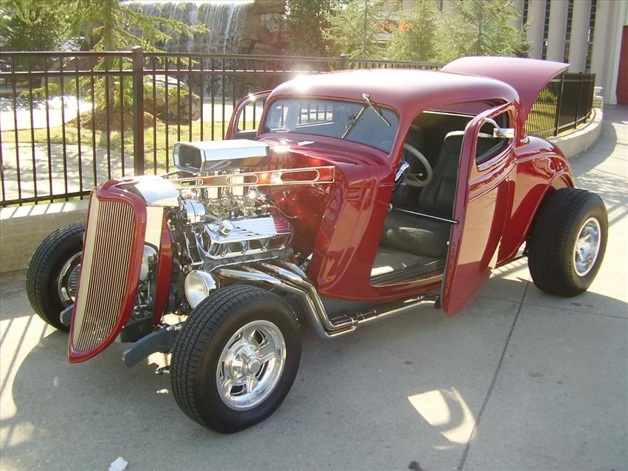 34 Ford Hiboy Chopped 3W Coupe
